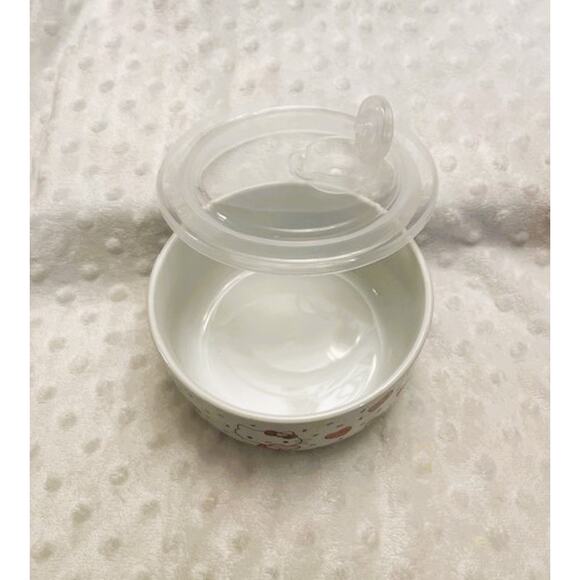 Hello Kitty Love Hearts & Bows Microwave Bowls w/Vented Lids (Small, Large)-NEW - Picture 8 of 10